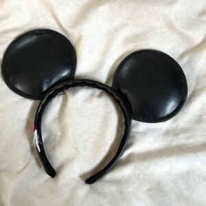 Disney Black Faux Leather Ears